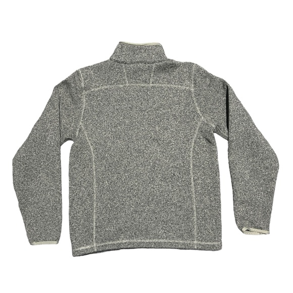 The North Face Fleece Pullover Quarter-Zip Sweater Oatmeal Color Mens Size Small - Picture 2 of 5